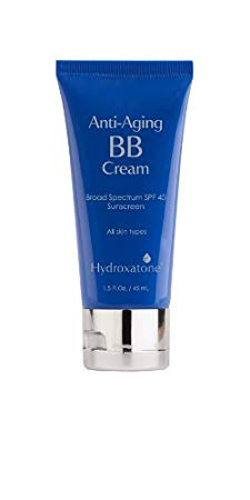 Hydroxatone Anti-Aging BB Cream with Broad Spectrum SPF 40, Tan Skin Tones | Firms, Moisturizes, Softens and Brightens the Skin | Reduces Lines and Wrinkles, 1.5 Fl Oz
