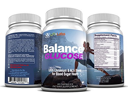 LFI Balance Glucose - Your Cardiologist Recommended 100% Trusted Natural Blood Sugar Management Supplement For Blood Glucose Support and Healthy Weight Loss