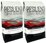 2-Pack Specialty Coffee - Resilient Coffee Roasters Fresh Sealed Whole Bean ESPRESSO - MEDIUM 16 oz