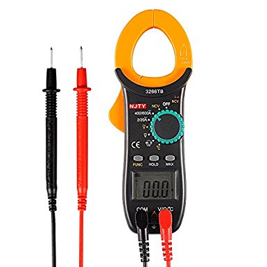 Clamp Meter ELIKE 3266TB 600A Auto-ranging with NCV,Temperature,Current,Voltage,Resistor,Diode,Continuity Testing/Digital Multimeter