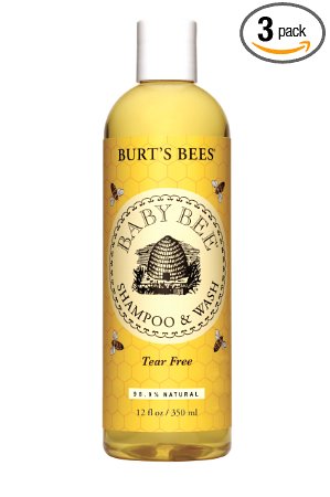 Burts Bees Baby Bee Shampoo and Wash 12 Fluid Ounces Pack of 3