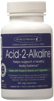 Acid-2-Alkaline SPECIAL 90 Veg Capsules (Made wth Organic)
