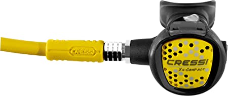 Cressi Octopus XS-Compact, Light and Flexible Octopus for Scuba Diving, Made in Italy