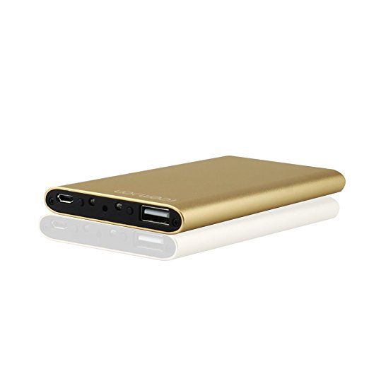 icemoon Spy Camera Power Bank HD Hidden Cam Video Recorder with Audio iPhone and Android Compatible (Golden)