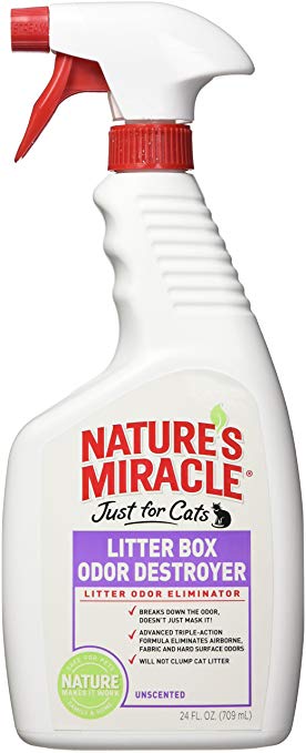 Nature's Miracle Just for Cats Litter Box Odor Destroyer Trigger Spray