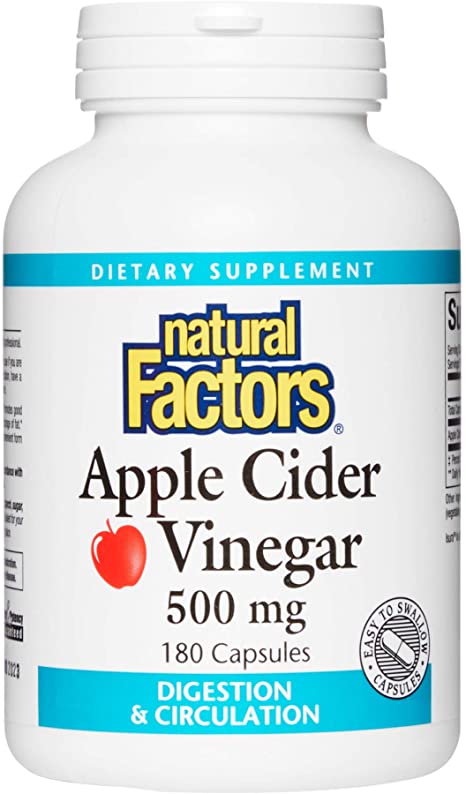 Natural Factors Apple Cider Vinegar (500mg) 180 caps