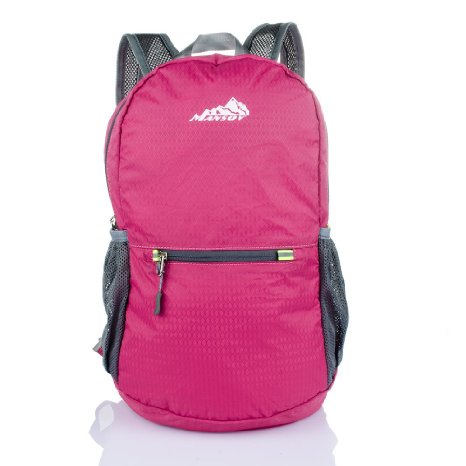 Travel Backpack, Mansov Amusement  Water Resistant Hiking Bag 20L, Handy Series