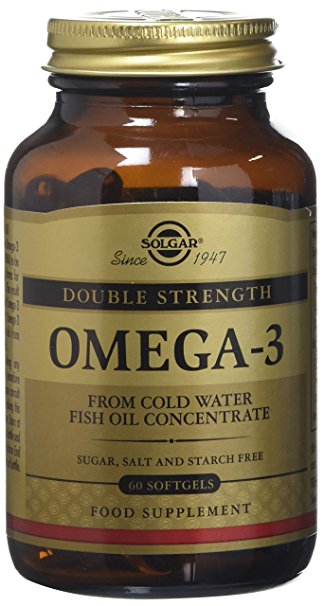 Solgar Omega-3 Double Strength Softgels - Pack of 60