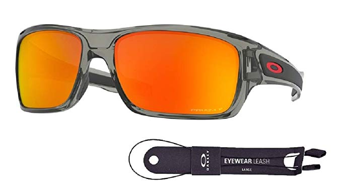 Oakley Turbine OO9263 Sunglasses For Men BUNDLE with Oakley Accessory Leash Kit