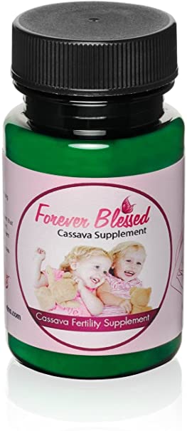 Cassava Twins 1 Month Supply Organic Cassava Root - Fertility Supplement for Twins - Vitamin for a Natural Pregnancy