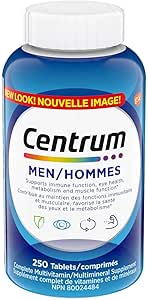 Centrum Multivitamin/Mineral for Men, 250 Tablets