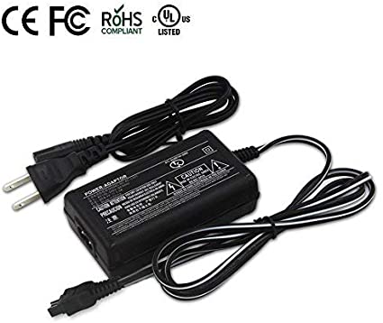 AC Power Adaptor Charger Compatible Sony HDR CX230 HDR-CX220 HDR-CX190 HDR-CX160 HDR-CX155 HDR-CX150 HDR-CX130 HDR-CX115 HDR-CX110 HDR-CX100, HDR-SR12, DCR-SR42 SR45 SR46 SR47 Handycam Camcorder