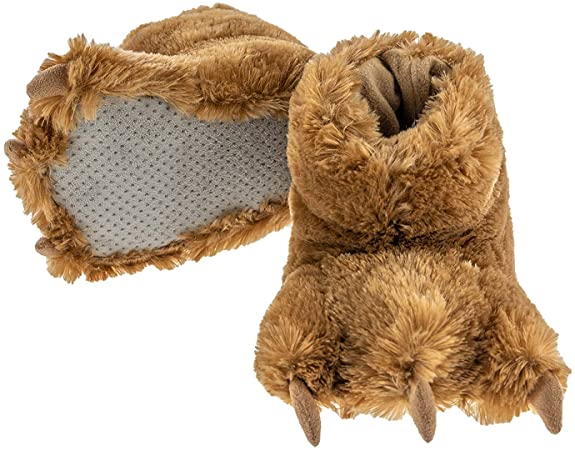 Lazy One Animal Paw Slippers for Adults and Kids, Cozy, Soft, Fun, Costume