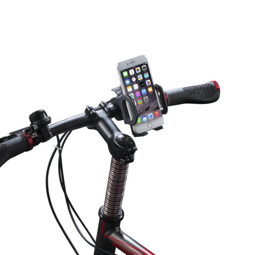 Bike Mount Breett Clip-Grip Handlebar Bike Mount Holder Stand for Smart Mobile PhonesiPhone 6 plus65s54S4 GPS Devices