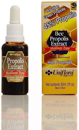 Brazilian Green BEE Propolis Liquid Extract Medium Type 45% - 30 ml