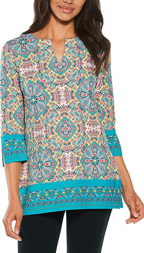 Coolibar UPF 50  Women's St. Lucia Tunic Top - Sun Protective