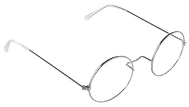 Round Wire Rim Glasses Costume Accessory