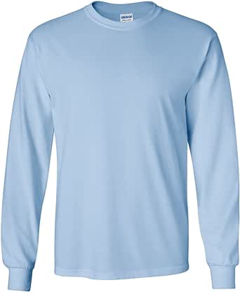 Gildan Ultra Cotton 6 oz. Long-Sleeve T-Shirt (G240)- LIGHT BLUE,2XL