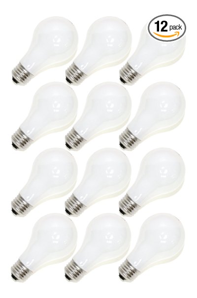 GE 41032-12 75-Watt A19, Soft White, 12-Pack