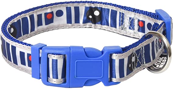 Star Wars R2D2 Dog Collar - Star Wars Dog Collar with D Ring - R2D2 Pet Collar, Cute Dog Collar, Star Wars Pet Collar, Star Wars Collar, D Ring Collar, Blue Dog Collar, Dog Collars Dogs