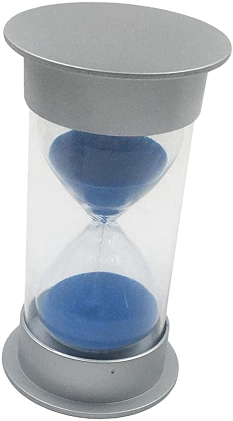 homozy Sand Glass Clock Tea Timer 25 Minutes - 25 Min Hourglass Sandglass Kitchen Cooking Yoga Sauna Timer Home Office Decor Gift - 1, 12x6.5cm
