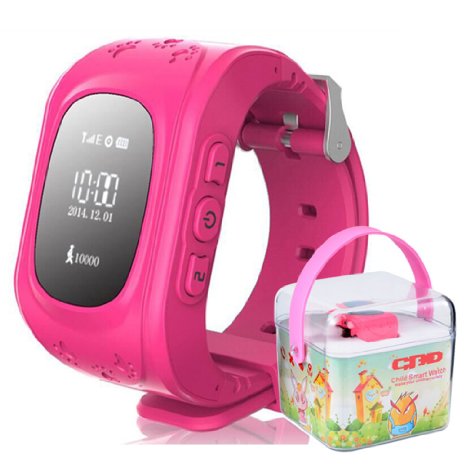 GBD-GPS Tracker Kids Smartwatch Wrist Sim Watch Phone Anti-lost SOS Gprs Children Bracelet Parent Control By Apple Iphone IOS Android Smartphone
