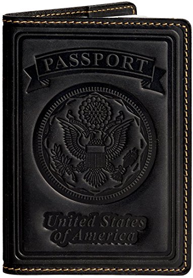 Villini 100% Leather US Passport Holder Cover Case For Men Women In 8 Colors