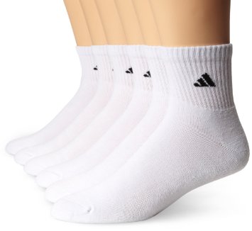 adidas Men's Athletic Quarter Sock (Pack of Six Pairs)