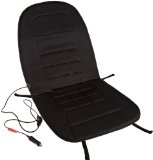 AmazonBasics 12-Volt Black Heated Seat Cushion with 3-way Temperature Controller