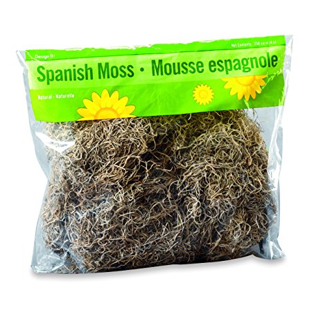 FloraCraft Spanish Moss, 250 cu in (4 Liters) Bag