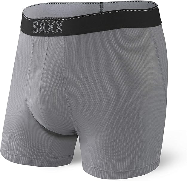 SAXX Men's Underwear – Quest Quick Dry Mesh Boxer Briefs with Built-in Pouch Support, Underwear for Men