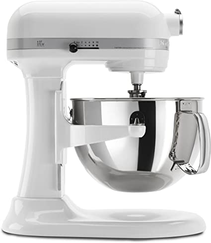 KitchenAid KP26M1XWH 6 Qt. Professional 600 Series Bowl-Lift Stand Mixer - White