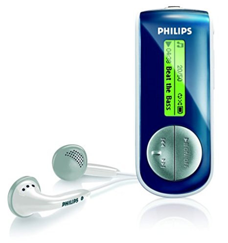 Philips SA41 1 GB Flash MP3 Player (Navy Blue)