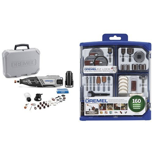 Dremel 8220-2/28 12-Volt Max Cordless Rotary Tool with 160-Piece Accessory Kit