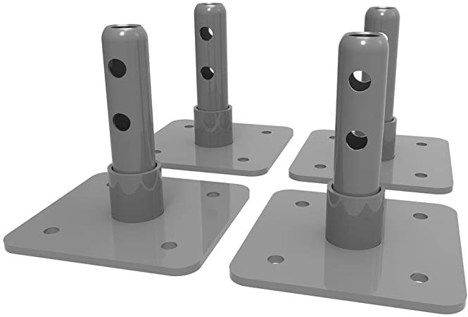 Metaltech Base Plates for Baker Interior Fixed Scaffolds - Set of 4, Model Number I-IBBF4