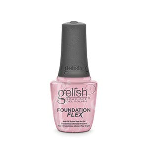 Gelish Foundation Flex (Light Nude) Gel Nail Polish, Base Coat For Nails, Neutral Nail Polish Colors, .5 ounce