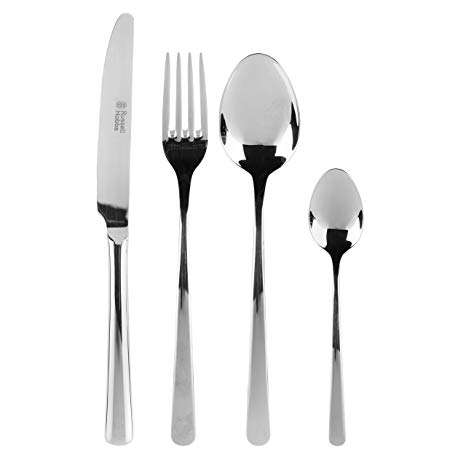 Russell Hobbs Deluxe Vienna 16-Piece Cutlery Set, Stainless Steel,