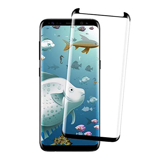 For Samsung Galaxy S8 Tempered Glass Screen Protector, ChefzBest [HD Clear][Anti-Bubble][9H Hardness][Anti-Scratch][Anti-Fingerprint] Screen Protector For Samsung Galaxy S8