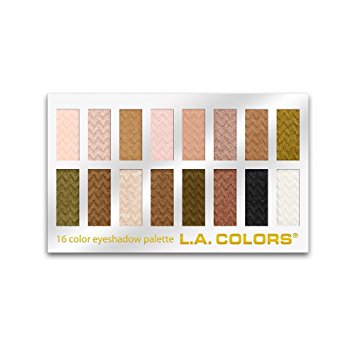 L.A. Colors 16 Color Eyeshadow Palette, Sweet, 1.02 Ounce
