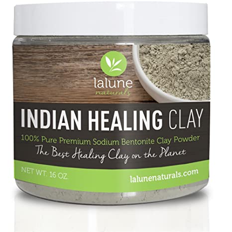 Bentonite Clay, Indian Healing Clay 16 Oz w/eBook