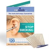 Stop Smoking Ear Seed Kit- 120 Ear Seeds Stainless Steel Tweezer