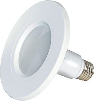 Satco S9599 LED LightBulb, 12W, 5-6" Trim, Downlight Retrofit, Long Life up to 25000 Hours, 2700 Kelvin Temp, Warm White Color, MOD 8-1/4", 6" MOL, Dimmable, Medium E26 Base, Pack of 2