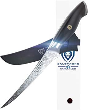 DALSTRONG - 6" Curved Boning Knife - Omega Series - BD1N-V - Hyper Steel - w/Sheath