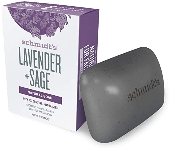 Schmidt's Deodorant Bar Soap - Lavender & Sage - Case of 6-5 Oz