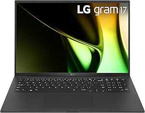 LG gram 17-inch Lightweight Laptop, Intel Evo Edition - Intel Core Ultra 7 processor, Windows 11 Home, 16GB RAM, 1TB SSD, Black