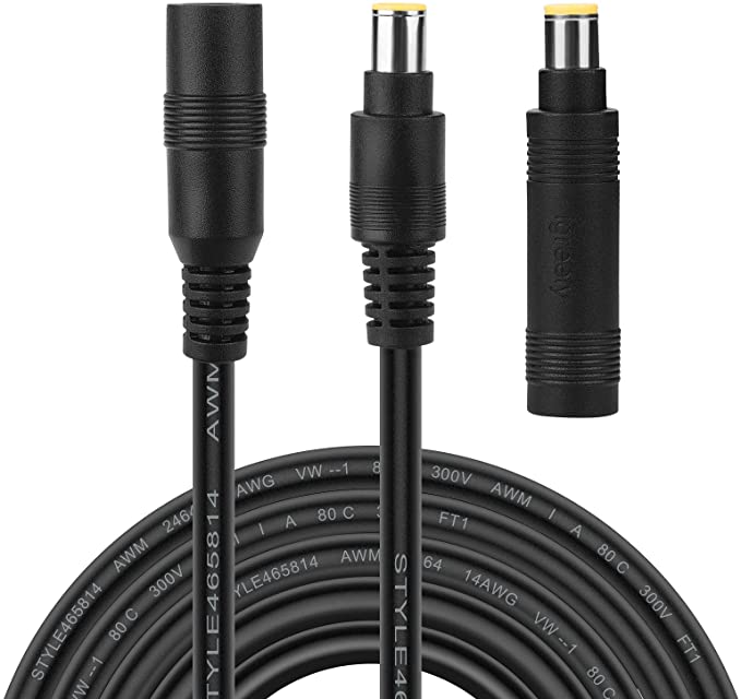 iGreely 8mm Extension Cable 30Ft 9M DC 8mm Cord Compatible with Jackery Goal Zero for Solar Generator Portable Power Station and Solar Panel 14AWG