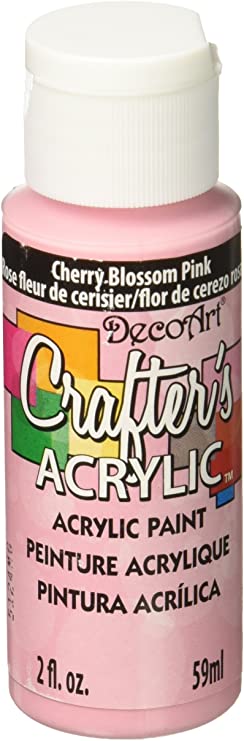 DecoArt Crafter's Acrylic Paint, 2-Ounce, Cherry Blossom Pink