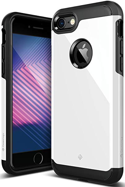 Caseology Legion for iPhone 8 Case (2017) - Reinforced Protection - White