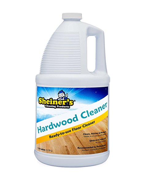Sheiner's Hardwood Cleaner for Wood and Laminate Floors and Surfaces, 1 Gallon