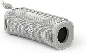 Sony ULT Field 1 Wireless Ultra Portable Bluetooth Compact Speaker, IP67 Waterproof, Dustproof, Shockproof and Rustproof with Enhanced Bass, 12 Hour Battery and Detachable Strap, Off White - New